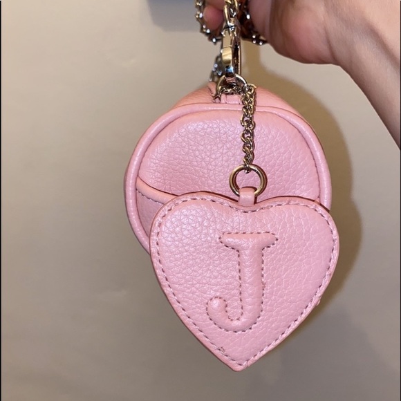 Juicy Couture BARBIE PINK BABY PINK LEATHER MINI BARREL BAG RARE PRINCESS Y2K - Picture 5 of 16